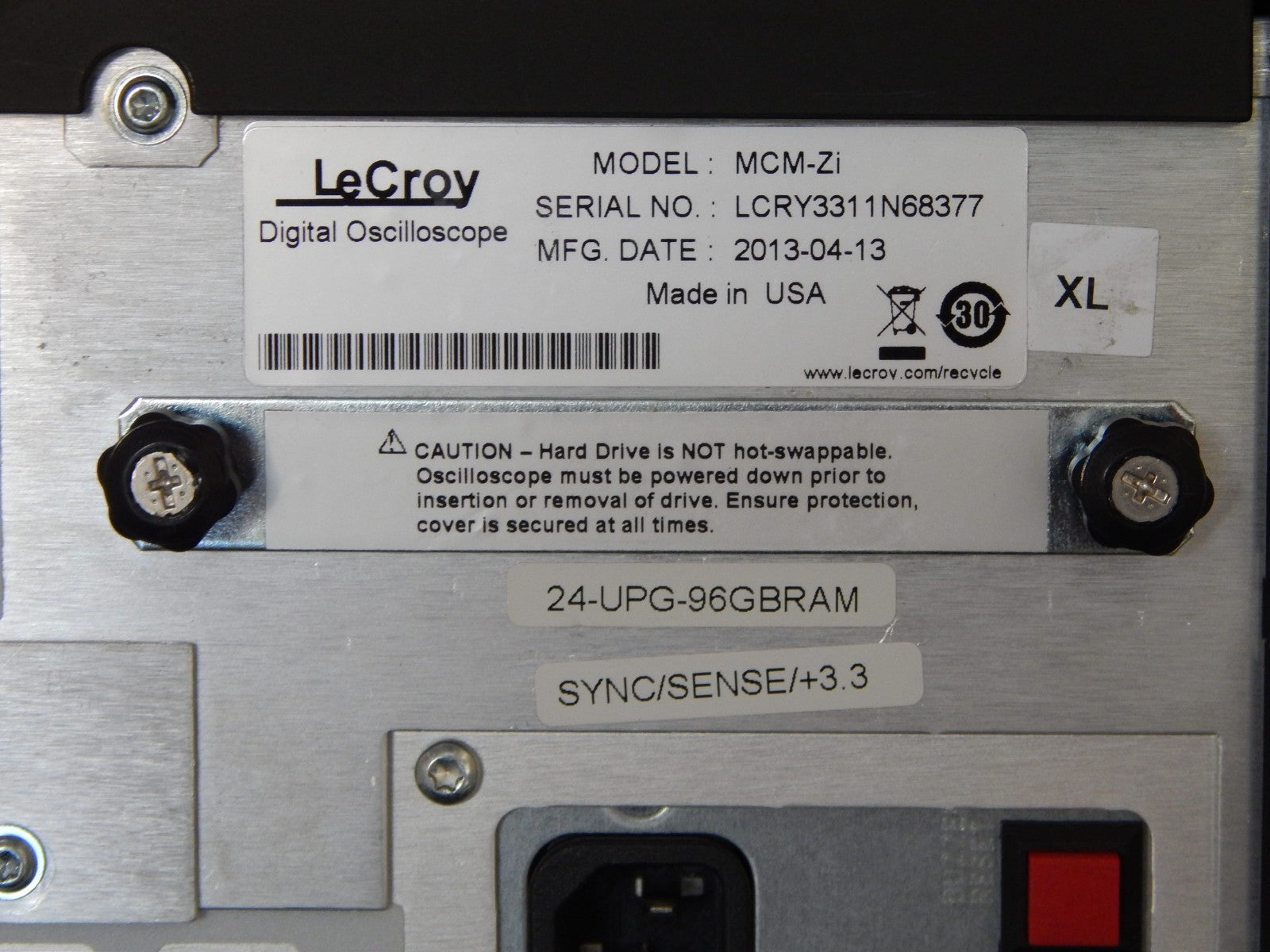 LabMaster 10-30Zi & MCM-Zi, 30GHz 80GS/s oscilloscope w/OEM cal, data, W10 LabMaster 10-30Zi & MCM-Zi, 30GHz 80GS/s oscilloscope w/OEM cal, data, W10